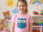 Preview: kleine Eule - doodle Stickdatei